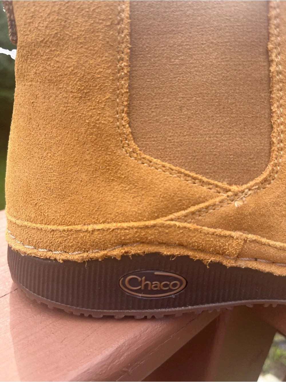 Chaco Paonia Chelsea BootsTan/Caramel - Ladies Slip-On Style Ankle Boots. NEW. 9